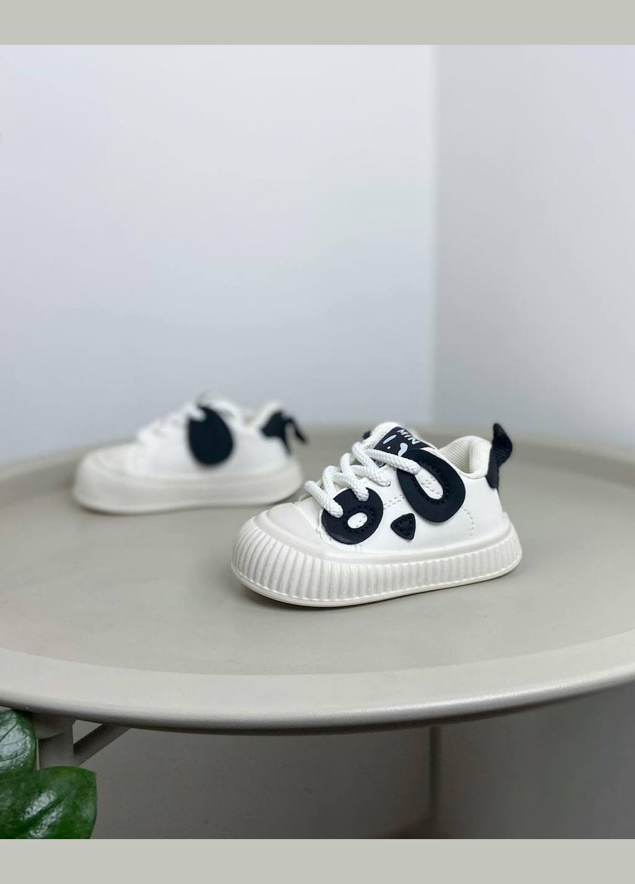 Белые детские кроссовки белые 1089 No Brand