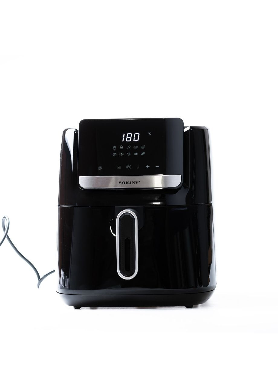 Аэрофритюрница SK-10004 электрическая на 8.5 литров, черная Sokany (315636148)