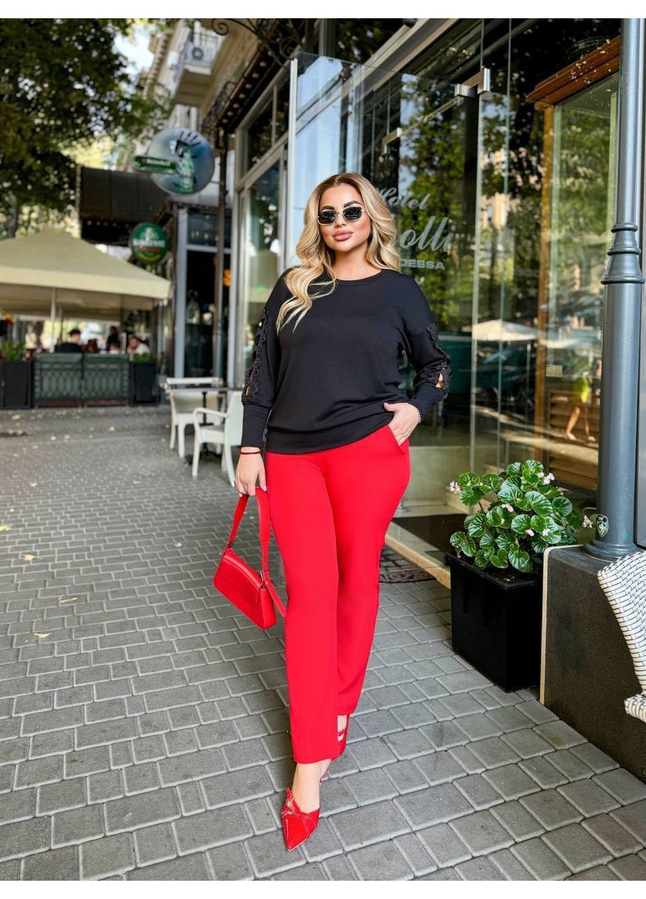 Штани брюки з костюмної тканини,резинка сзаду Україна (348033535)