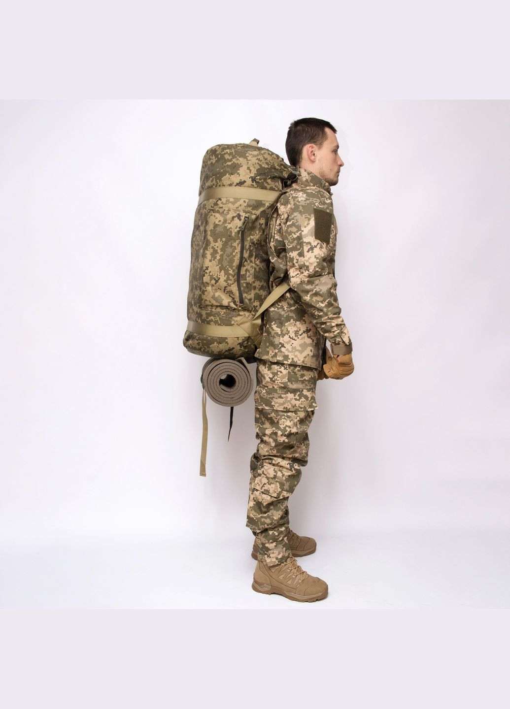 Баул-рюкзак армейский 100L камуфляжный ММ-14 пиксель ЗСУ RZCOM12 Vik-Tailor (315882924)