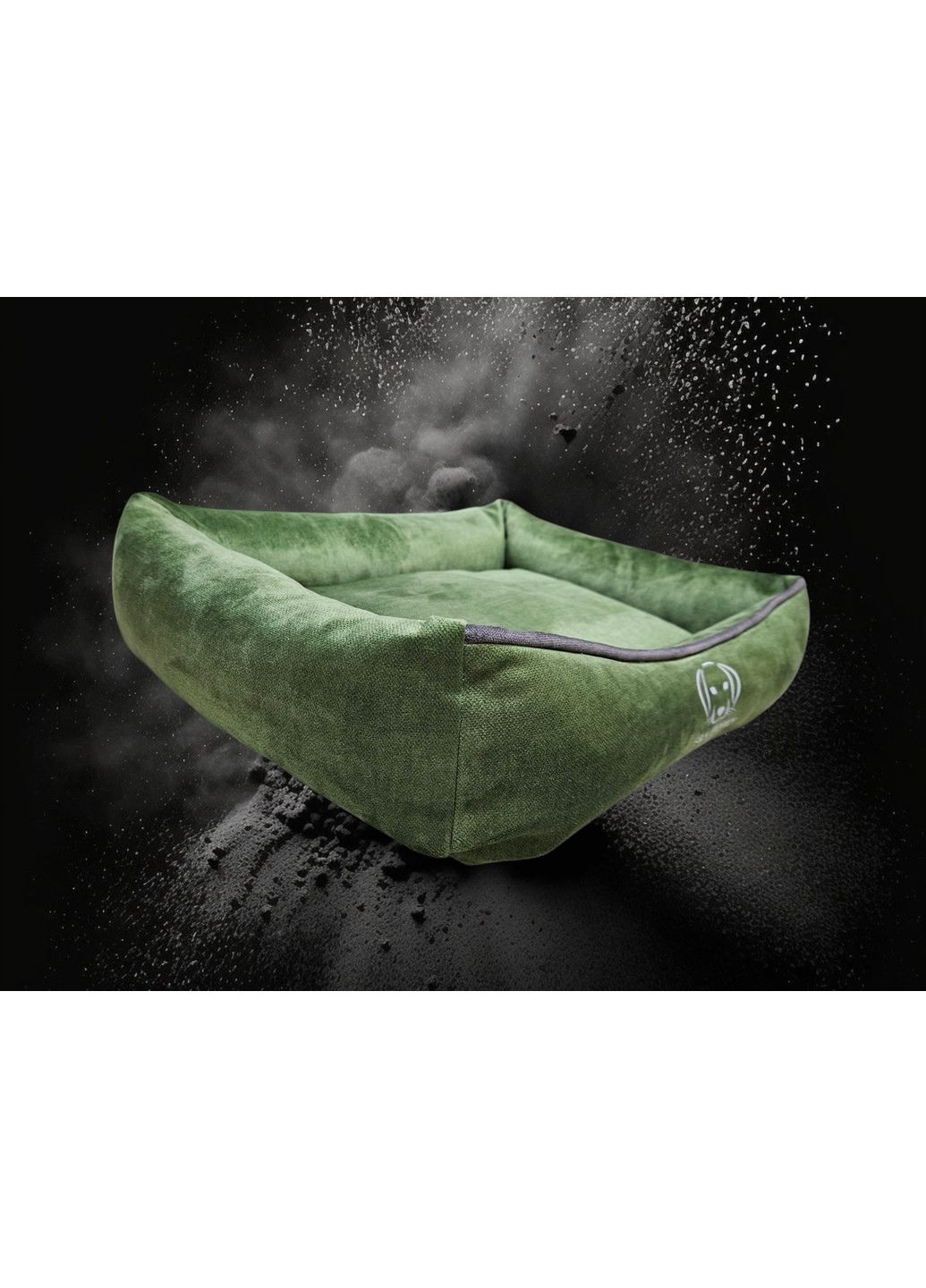 Лежанка 100х70х20см из текстиля для средних собак "Topaz Green 33 " (Зеленый) S&N Family (361204498)