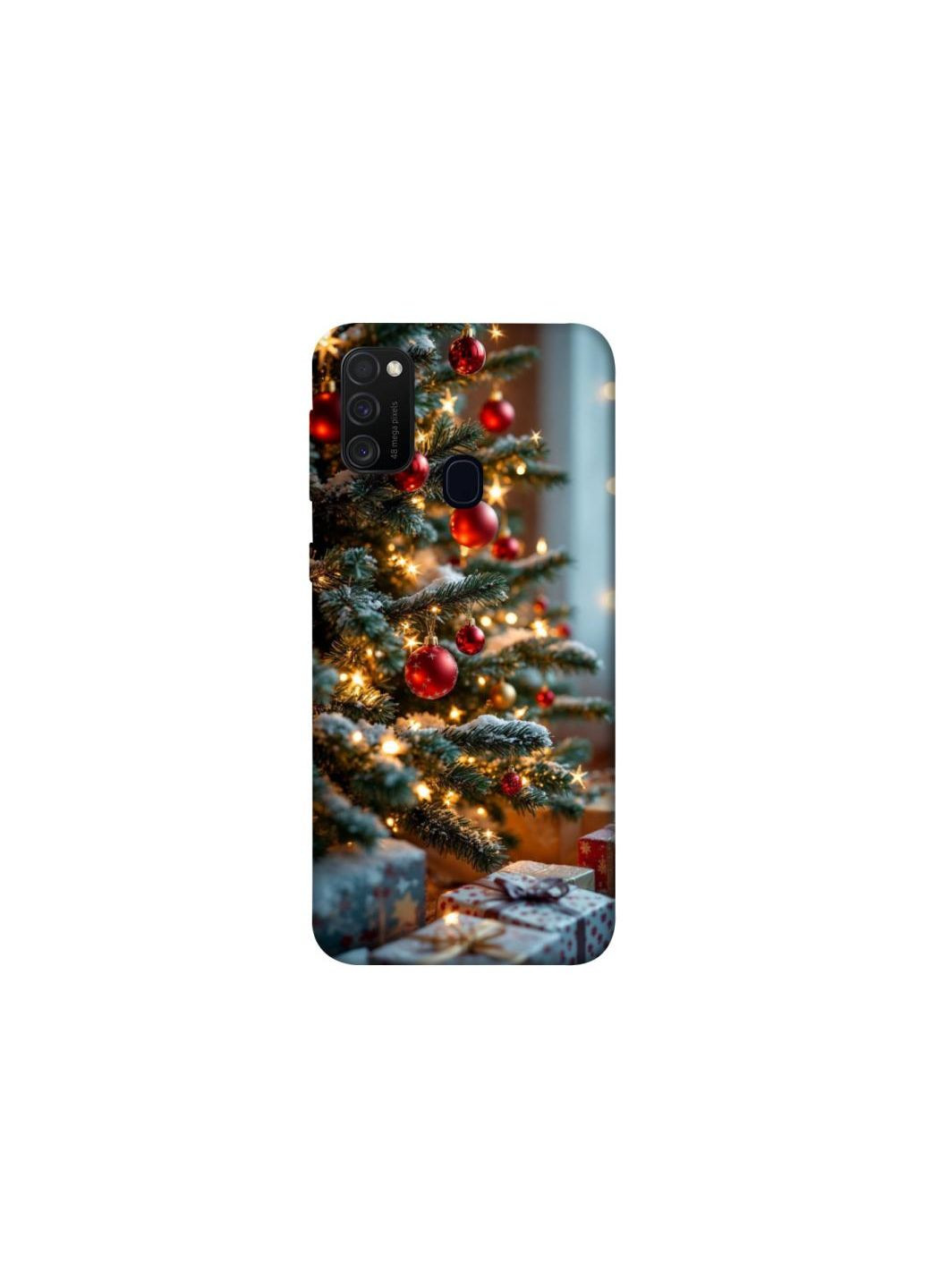 Чехол на Samsung Galaxy M21 Christmas tree Frontalka (355323087)