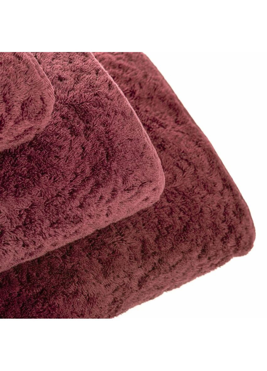 Махровий рушник Egoist Bordeaux єгипетська бавовна Graccioza комбінований