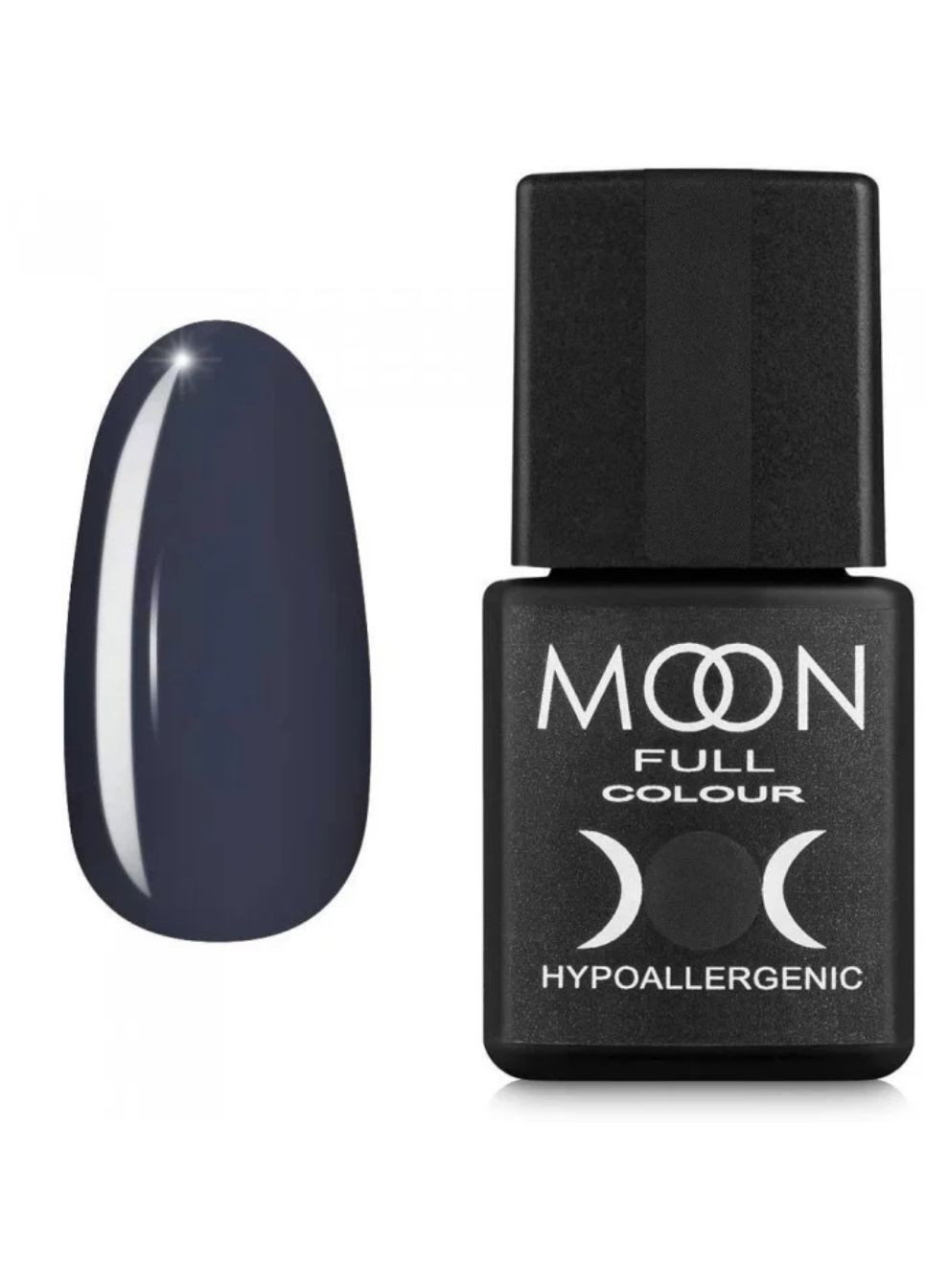 Гель-лак FULL color Gel polish №152 темно-серый 8 мл Moon (322895219)