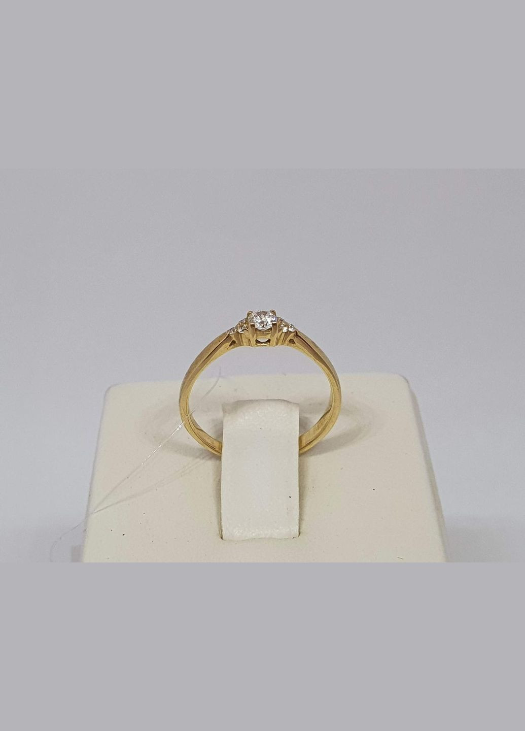 Золотое кольцо с фианитами. К01005Ж Qvaliz (329849380)