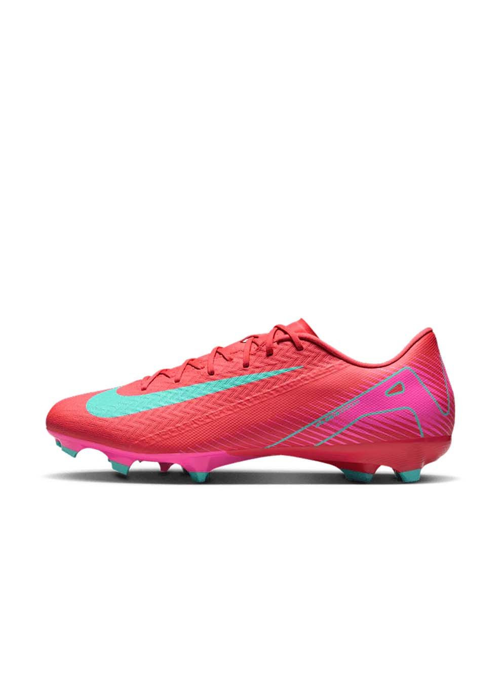Красные мужские бутсы zoom vapor 16 academy fg/mg фуксия Nike