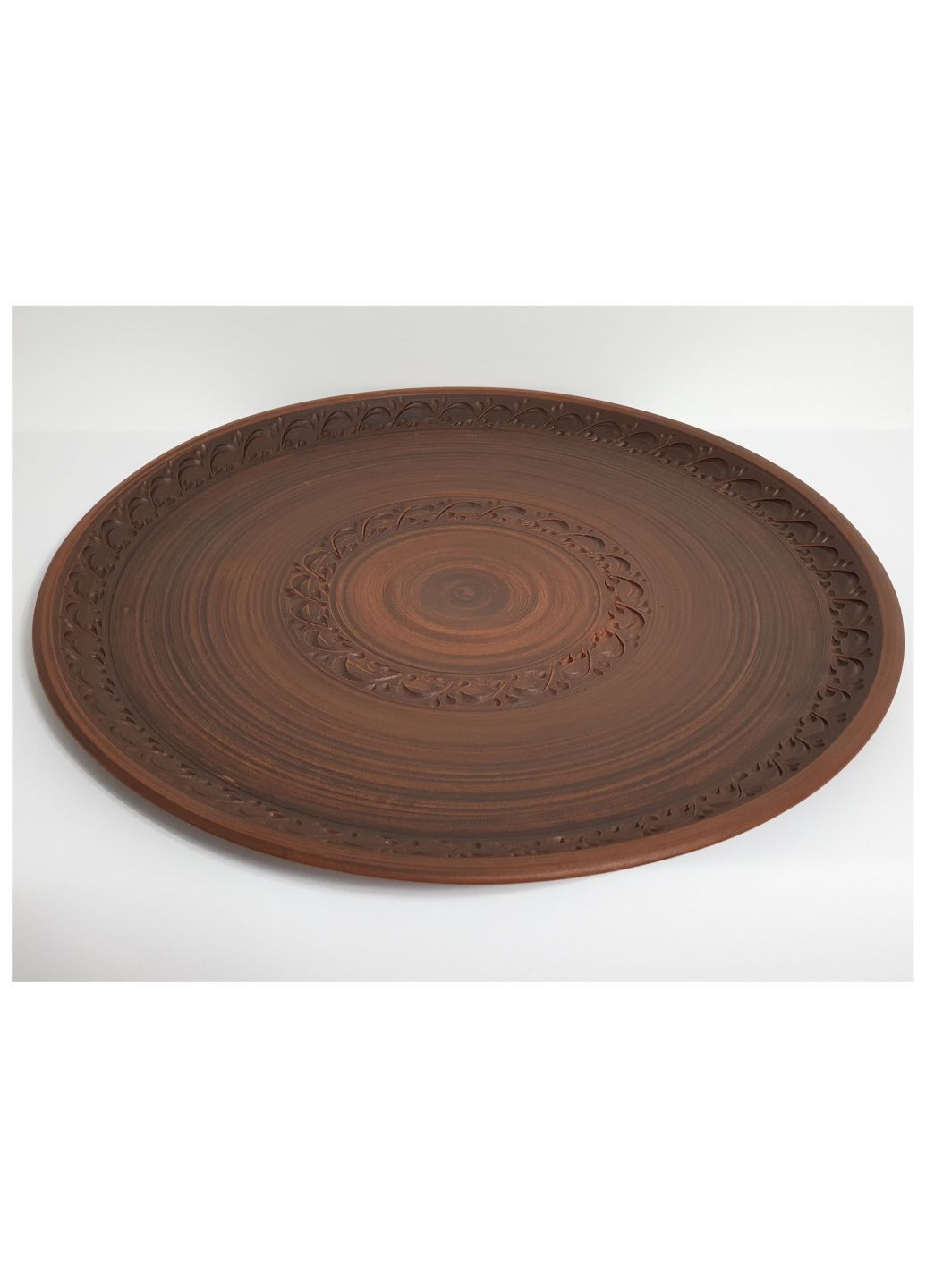 Блюдо 41 см, для банкету з червоної глини No Brand (329722711)