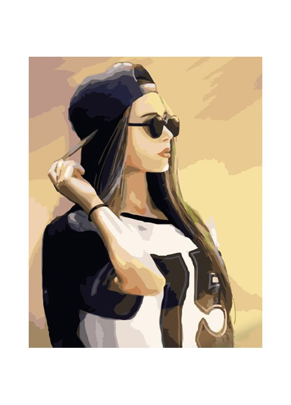 Картина за номерами Дівчина см творчість для дорослих малювання з акрилом Strateg (369761037)