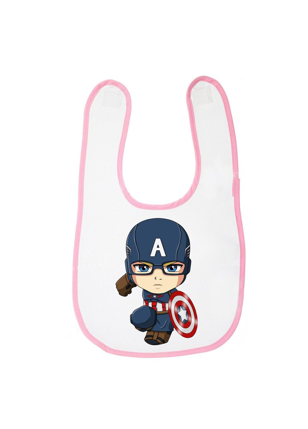 Слюнявчик (нагрудник) #0006 Розовый No Brand (315043817)