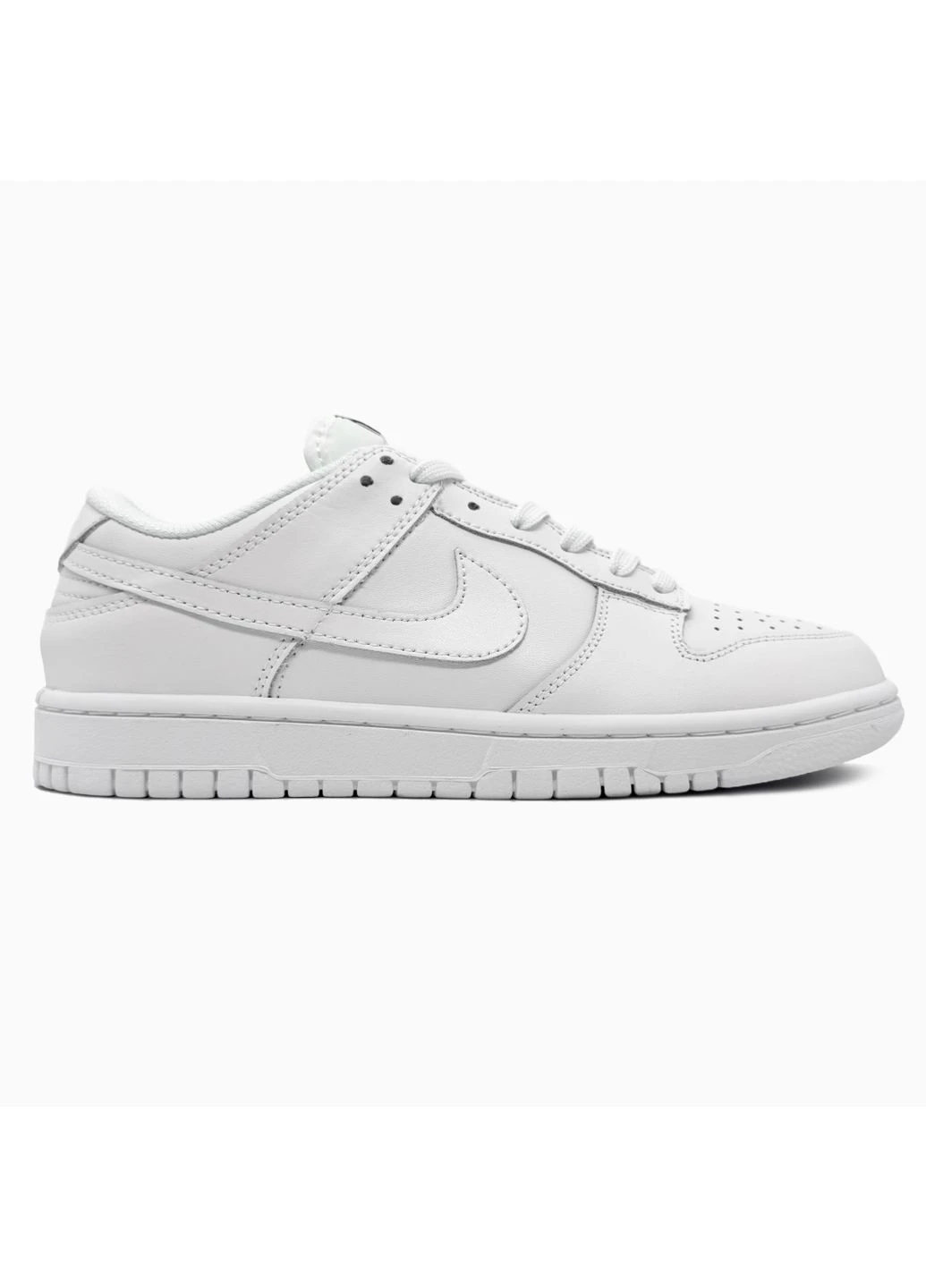 Белые летние кроссовки nike dunk full white найк данк No Brand