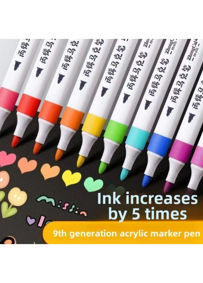 Маркери акрилові 60шт No Brand (350893506)