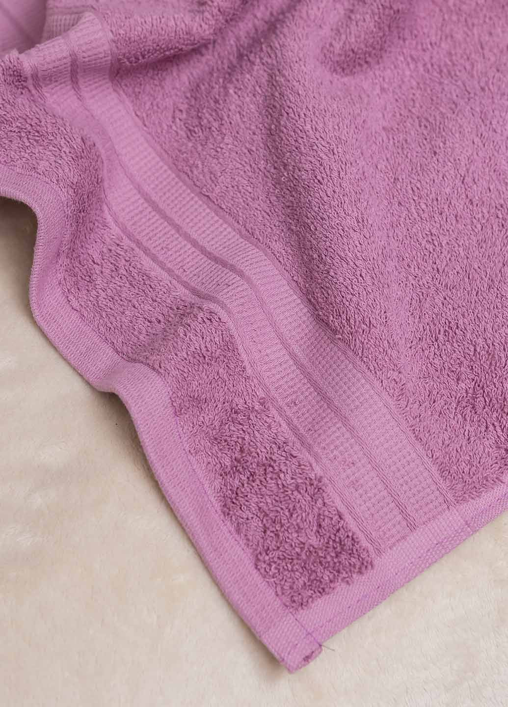 Полотенце лицевое махровое 90х50 см Homedec однотонный сливовый