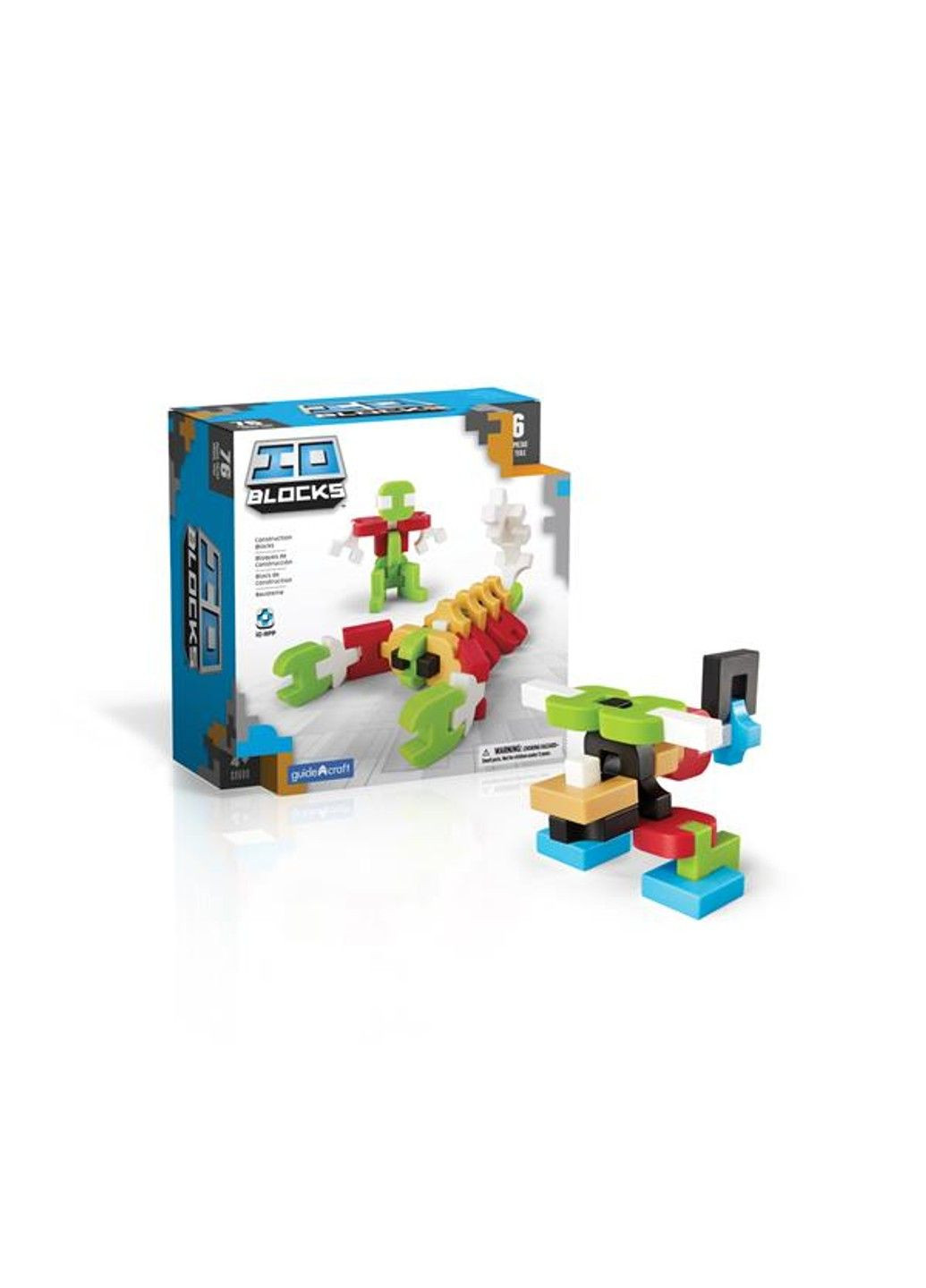 Конструктор IO Blocks с дополненной 3d реальностью, 76 деталей (G9600) Guidecraft (331299312)