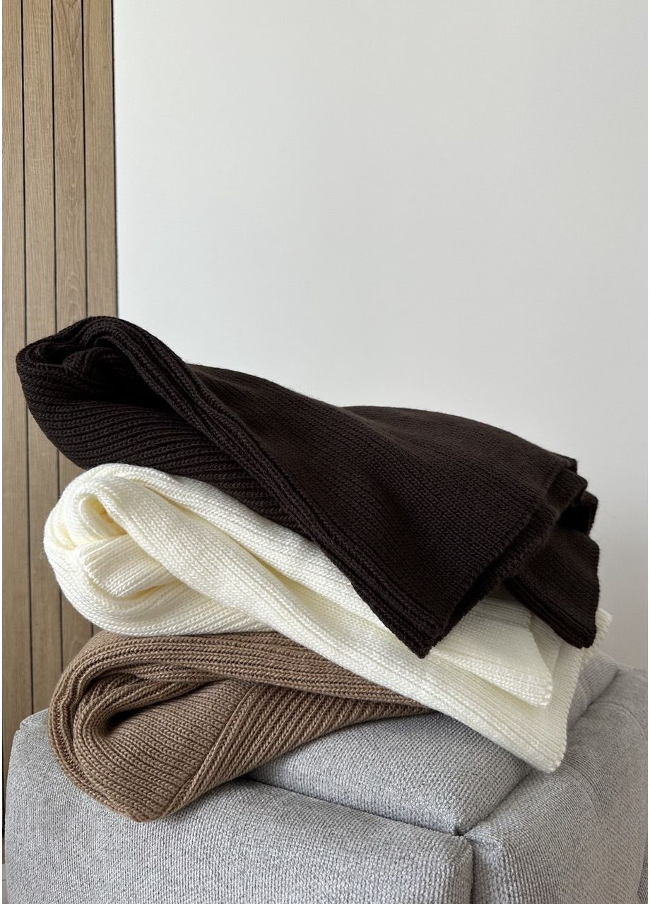 Темно-коричневий демісезонний светр оверсайз No Brand Оверсайз