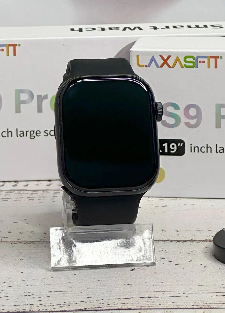 Смарт-часы 9-го поколения 45/49 мм с подсчётом калорий, пульсометром и шагомером, Black Smart Watch S9 PRO (369963549)