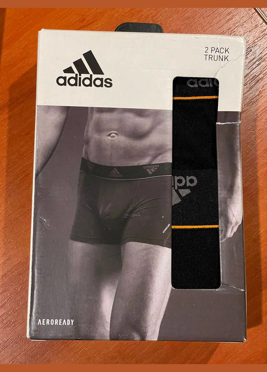Набор 2 шт боксерки мужские трусы adidas active micro flex vented trunks 2pk (289362859)