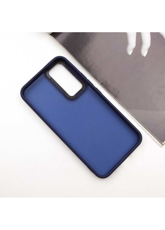 Чохол TPU+PC Lyon Frosted для Samsung Galaxy A34 5G Темно синій Epik (373255476)