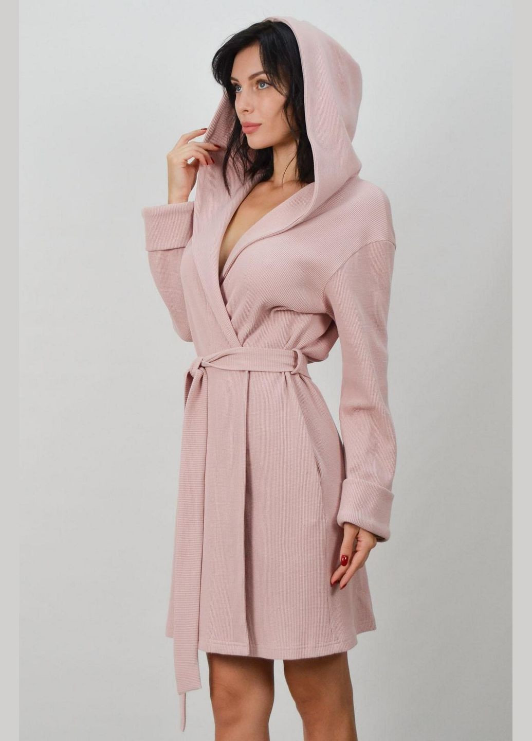 Вафельный халат Roksana 1426/75001 rose (306829970)