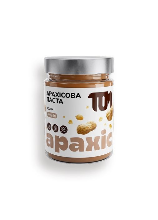 Паста арахисовый кранч 300г TOM (371920972)