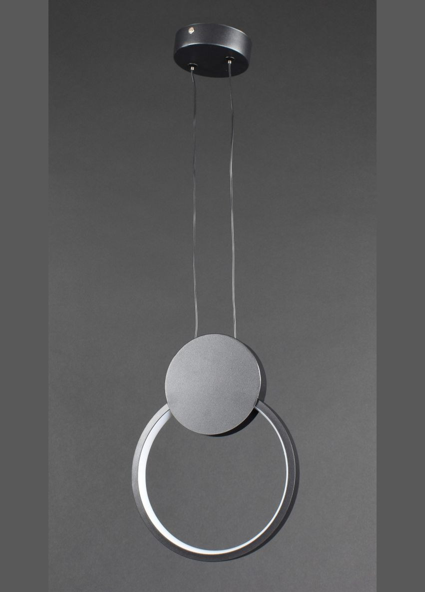 Люстра светодиодная подвесная LED светильник для квартиры на потолок лэд 27132 Черный 30-200х20х10 см. Sunnysky (364765852)