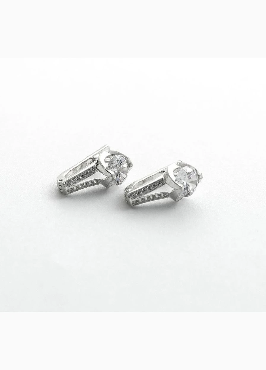 Сережки в наличии 7947 Maxi Silver (337133029)