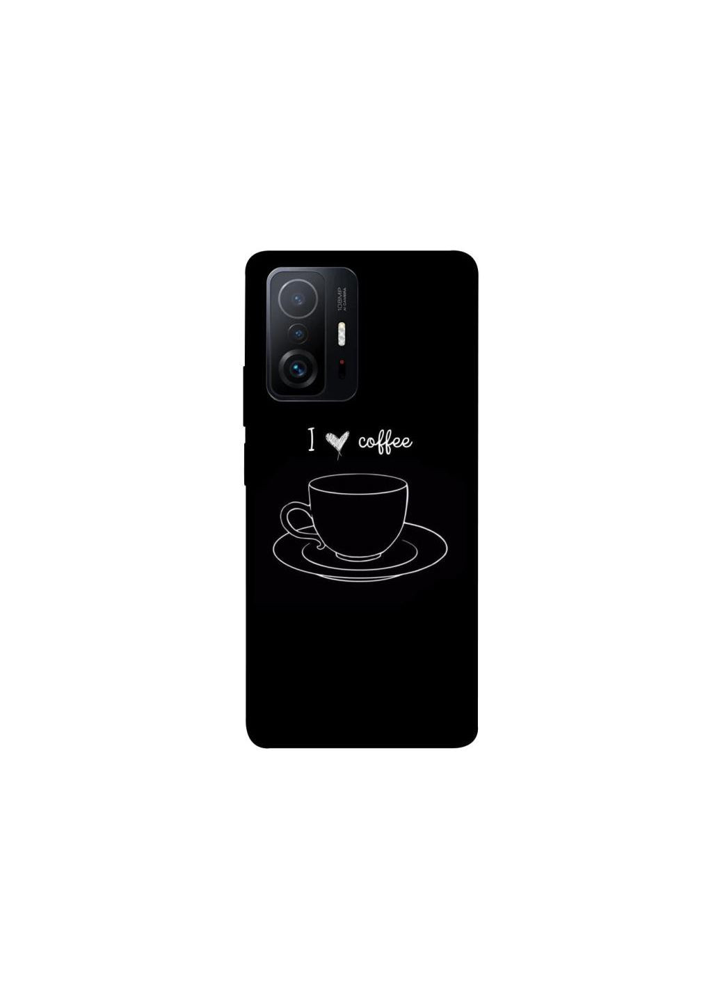 Чехол на Xiaomi 11T / 11T Pro Black coffee Frontalka (355334167)