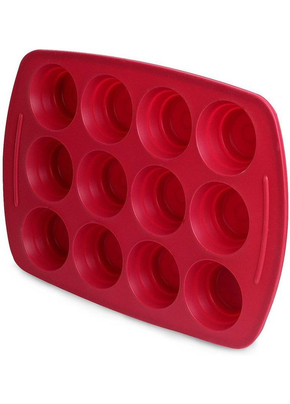 Силиконовая форма для кексов на 12 ячеек для выпечки кондитерских изделий и десертов Kamille (368988373)