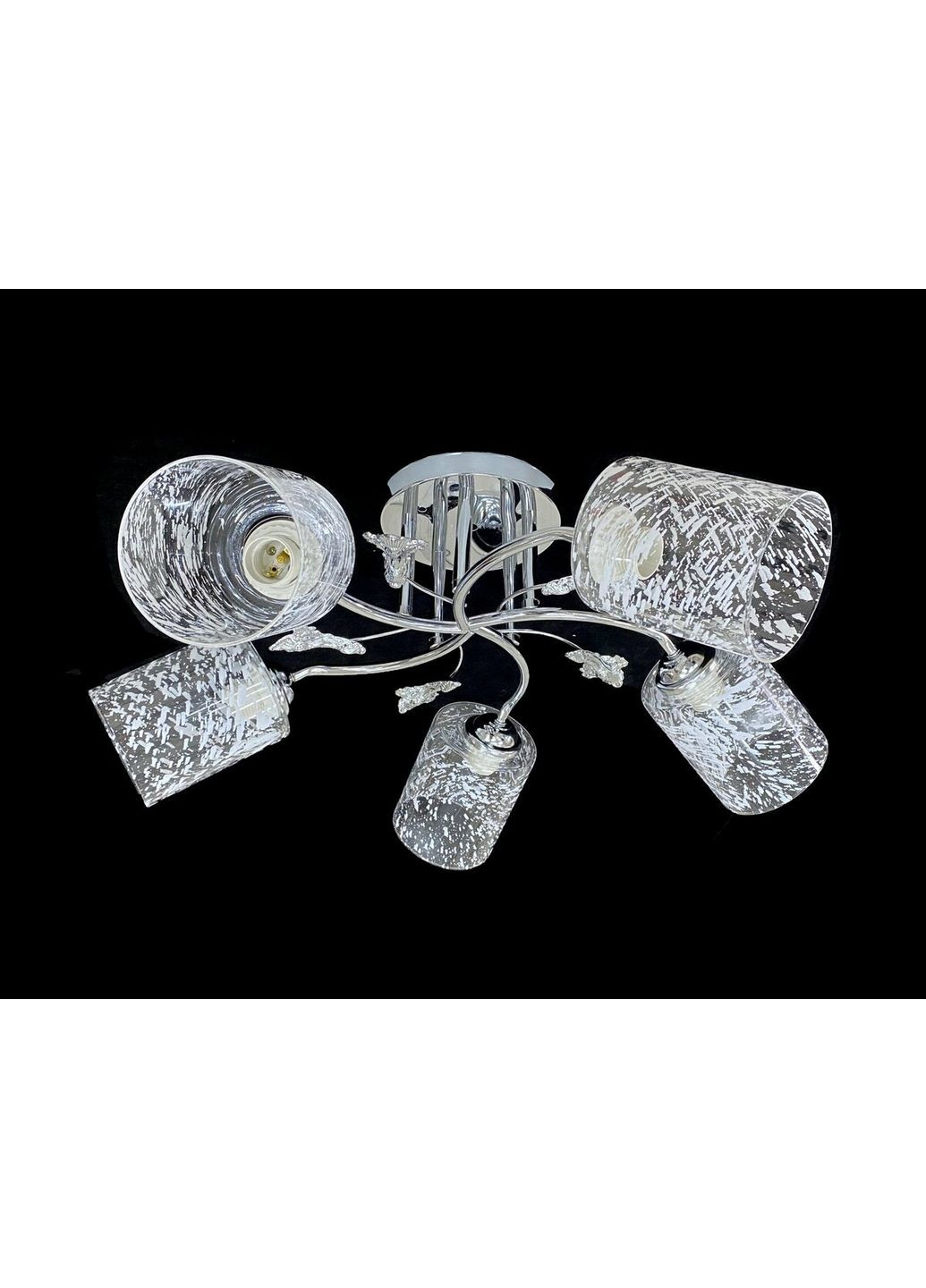 Стельова Люстра на 5 плафонів 2378B/5 (Хром) Valeso (346267299)