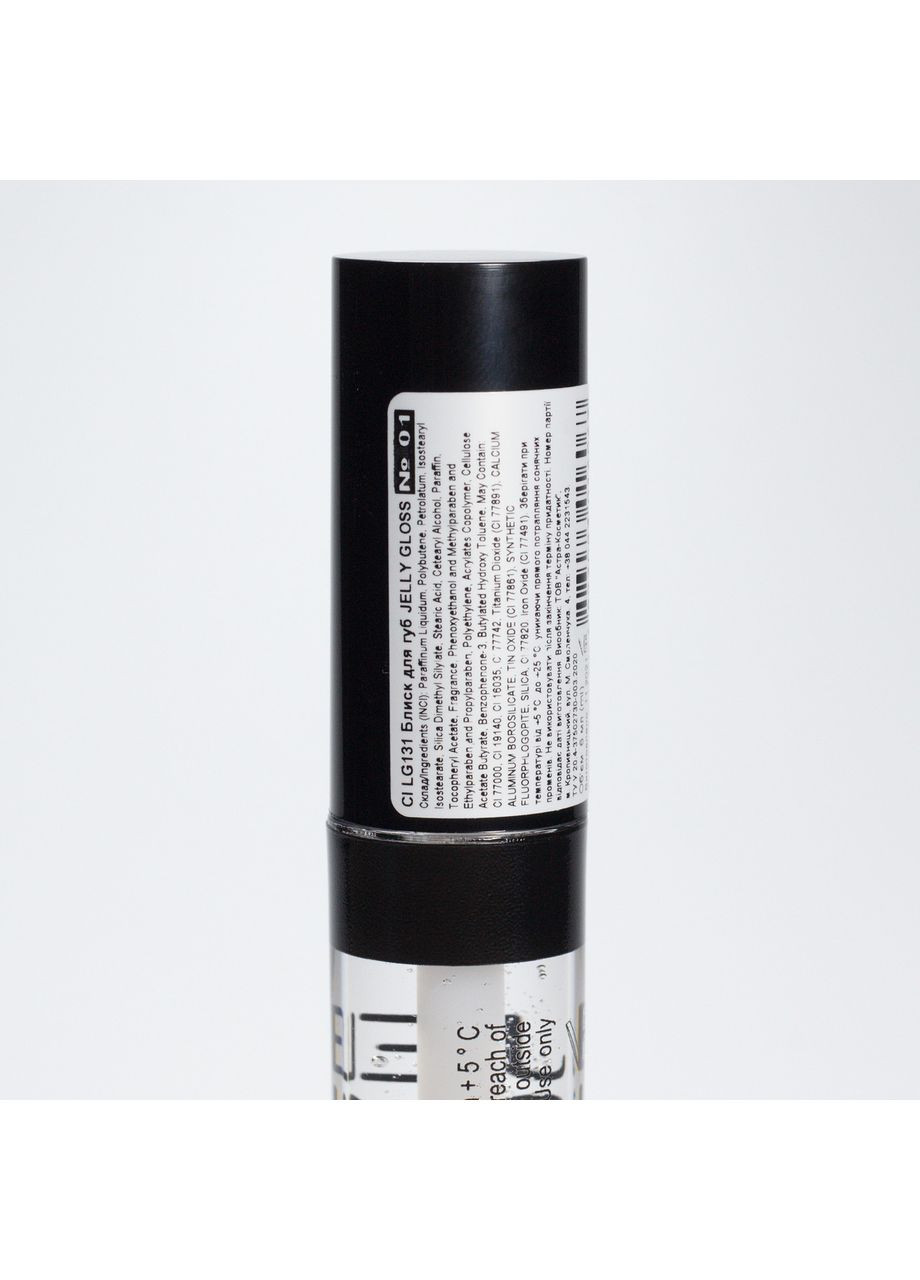 Прозорий блиск для губ Jelly Gloss liquid glass LG-131 6 мл Colour Intense (302724984)