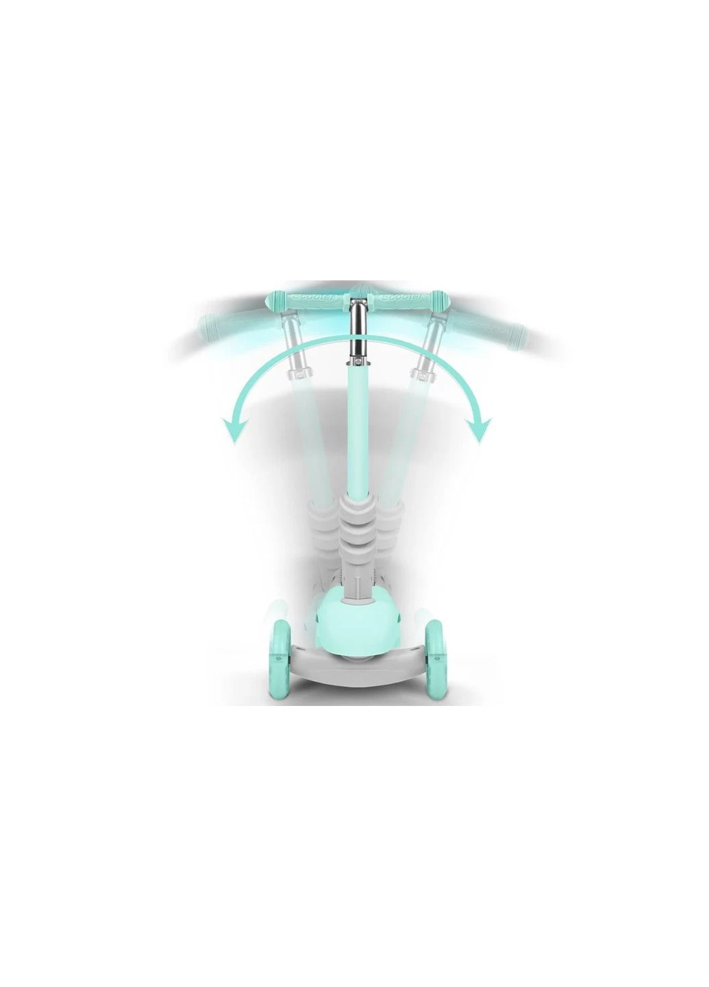Самокат дитячий триколісний Buggy м'ятний Ricokids (376894751)