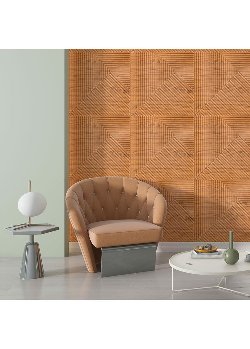 Самоклеющаяся декоративная 3D панель Бамбук 500х500х5мм SW-00002885 Sticker Wall (370441740)