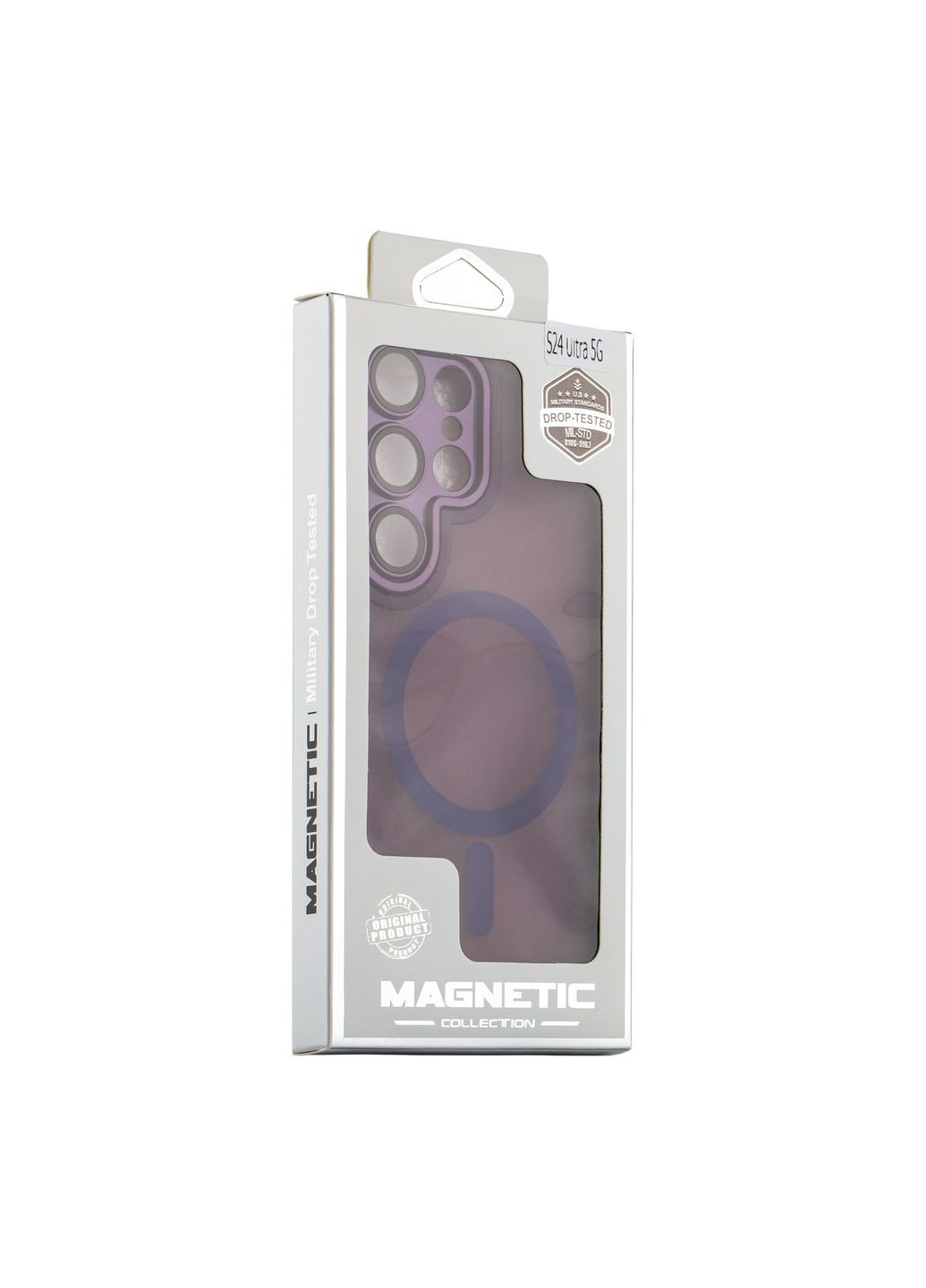 Чехол TPU+PC Magnetic Matte Camera Lens with Magsafe для Samsung Galaxy S23+ 5G (S916) Цвет Dark Purple No Brand Samsung Galaxy S23+5G (S916) (336149249)
