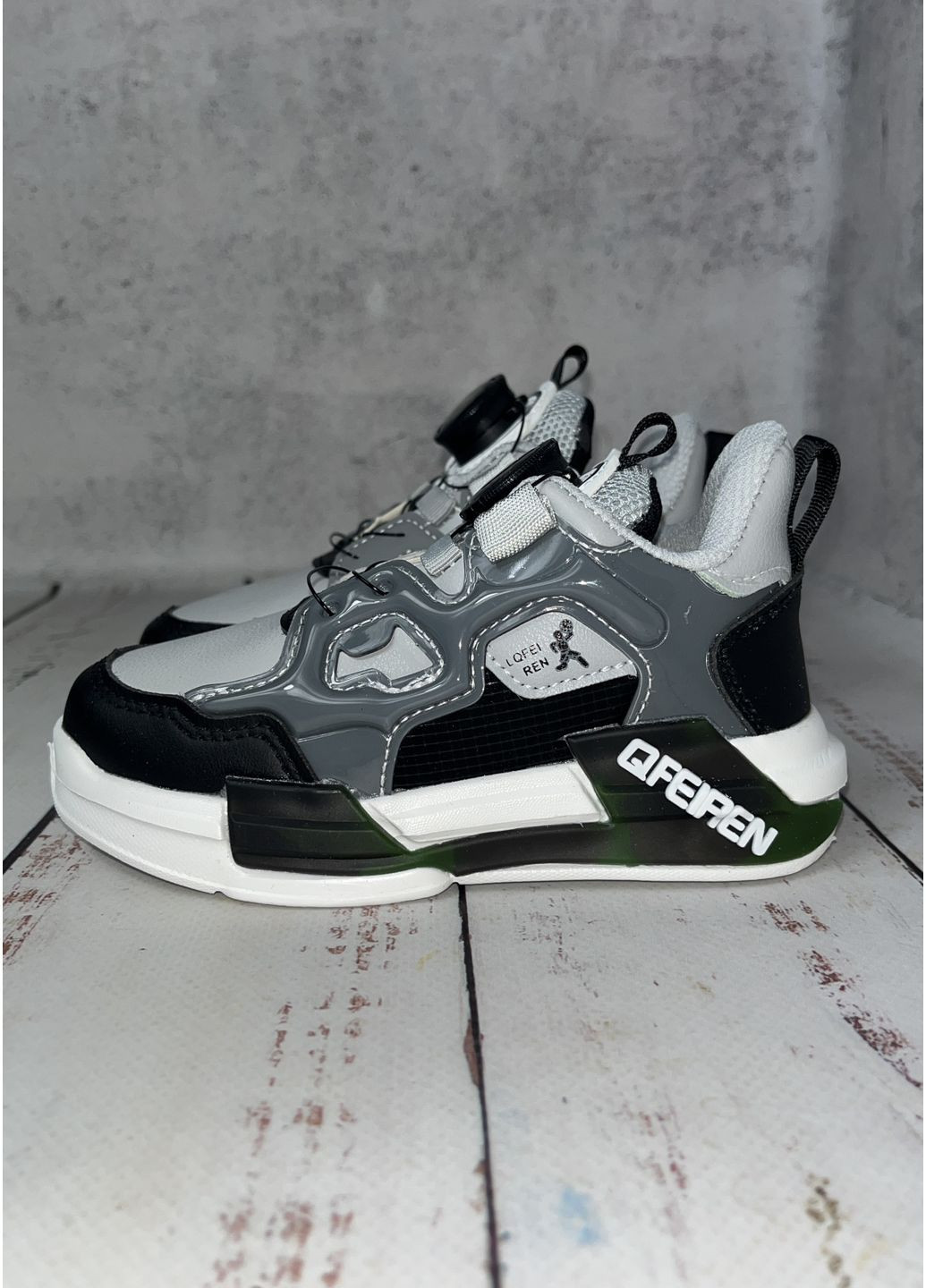 Сірі всесезонні кросівки дитячі сірий (497) Tom.M