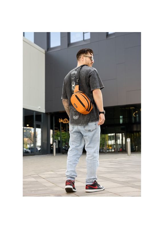 Сумка через плече бананка Flex помаранчева Sambag (341483911)