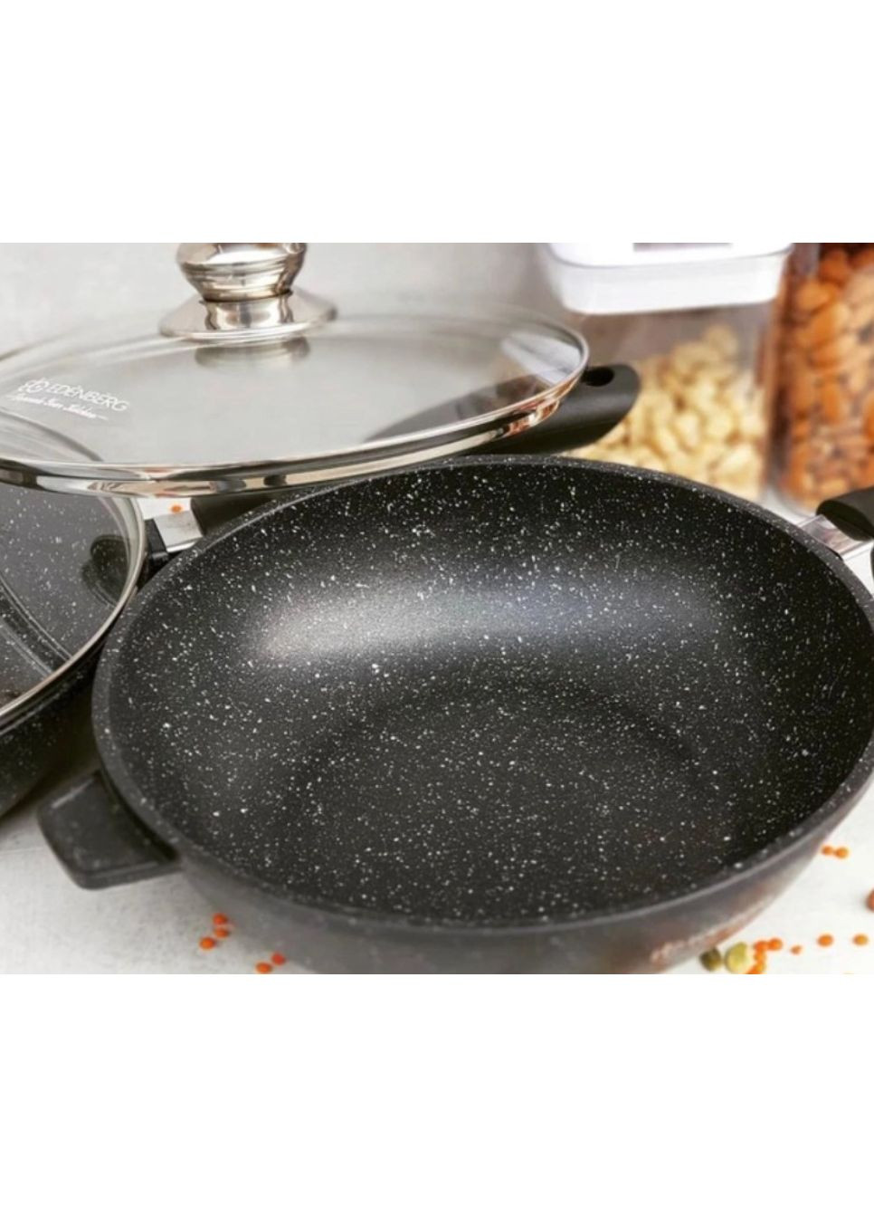 Сковорода з кришкою 28 см (EB-3322) Edenberg (362193080)