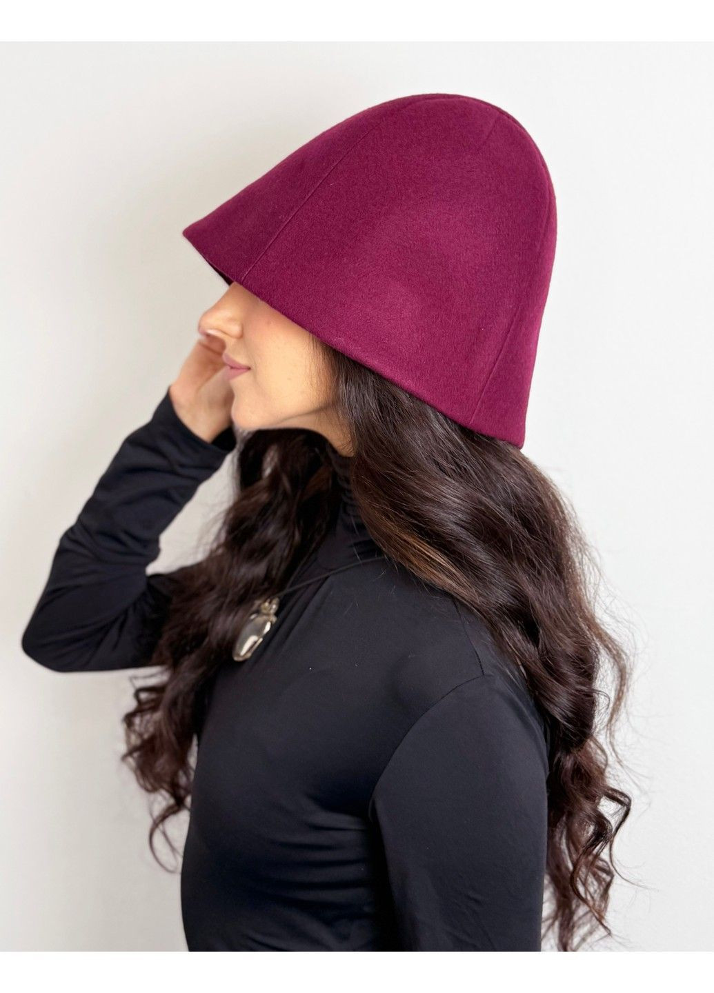 Панама Ботé з пальтової тканини з кашеміром BANDANA QUEEN (365655018)