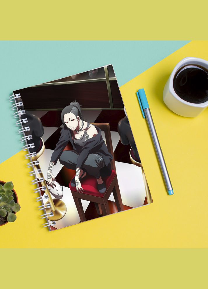 Скетчбук Sketchbook (блокнот) для малювання з принтом Tokyo Ghoul - Токійський гуль 4 Кавун блокнот для малювання (316133056)