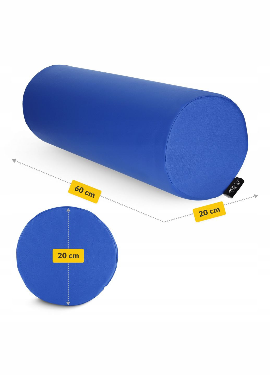 Валик для реабілітації та масажу 60 x 20 см Blue (P-5905973402989) 4FIZJO (304252673)