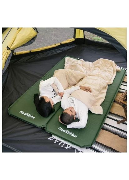Туристичний килимок (6927595773680) Naturehike NH20DZ003 50 мм Dark Green (368563819)