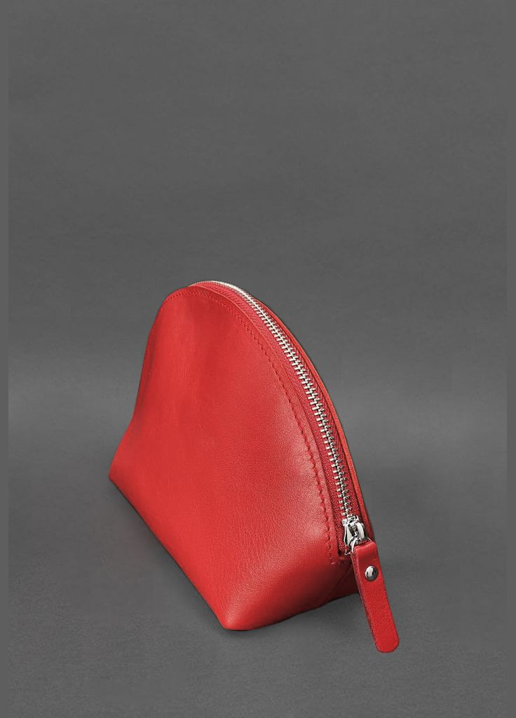 Женская кожаная косметичка 8.0 Красная (A-028781) BlankNote (329742961)