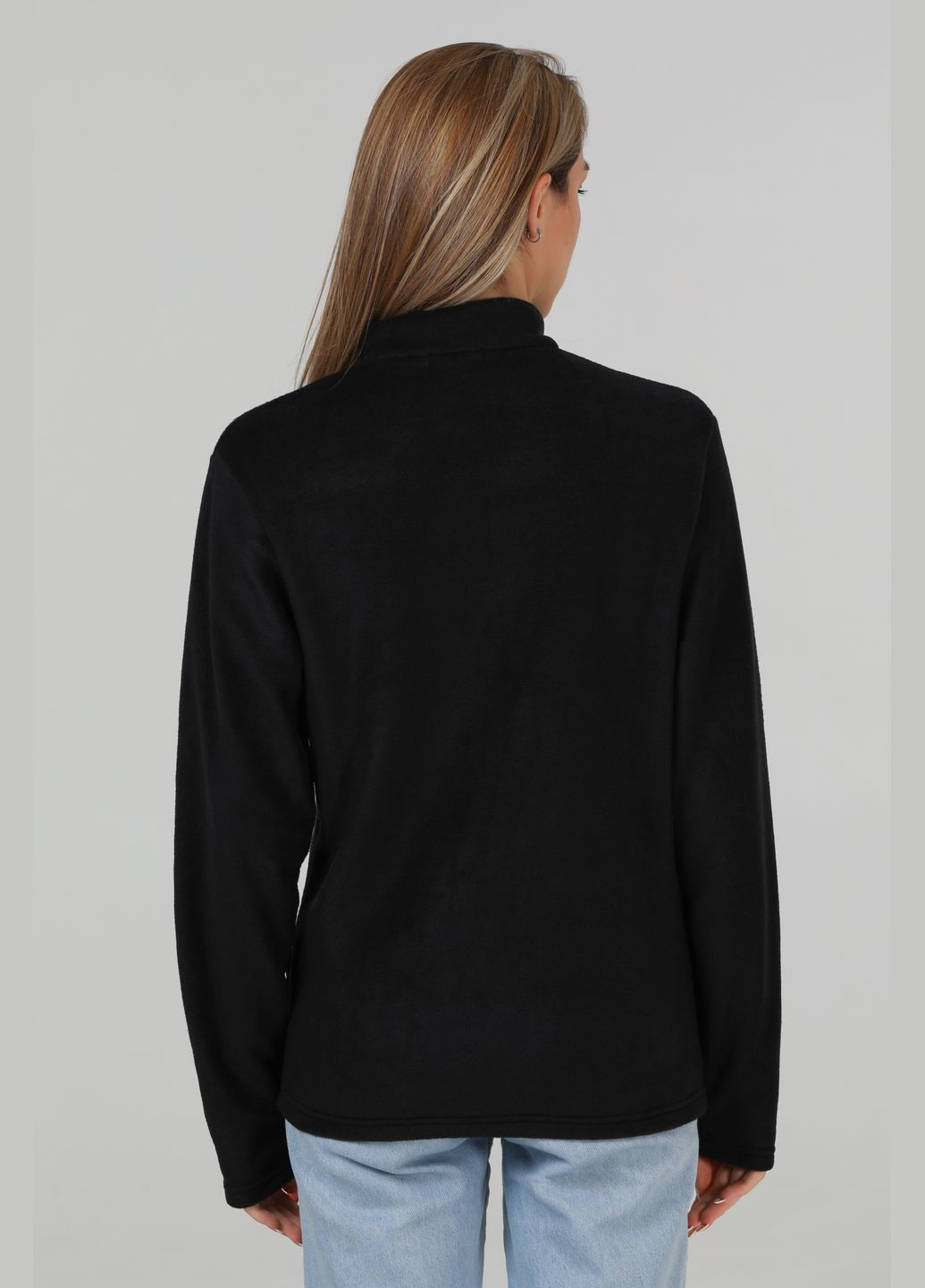 Кофта флісова жіноча чорна U0501-Black UNISEX RAY BASIC (305776960)