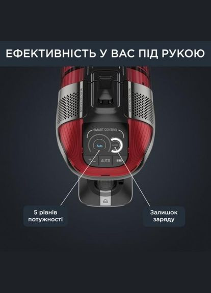 Вертикальный+ручной пылесос (2в1) XForce Flex 12.60 Animal Care Red RH98A9WO Rowenta (314974226)