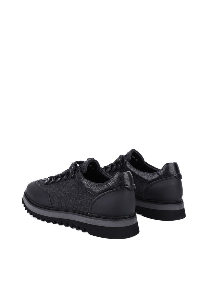 Черные мужские туфли d9388-106-100 черная кожа MIRATON