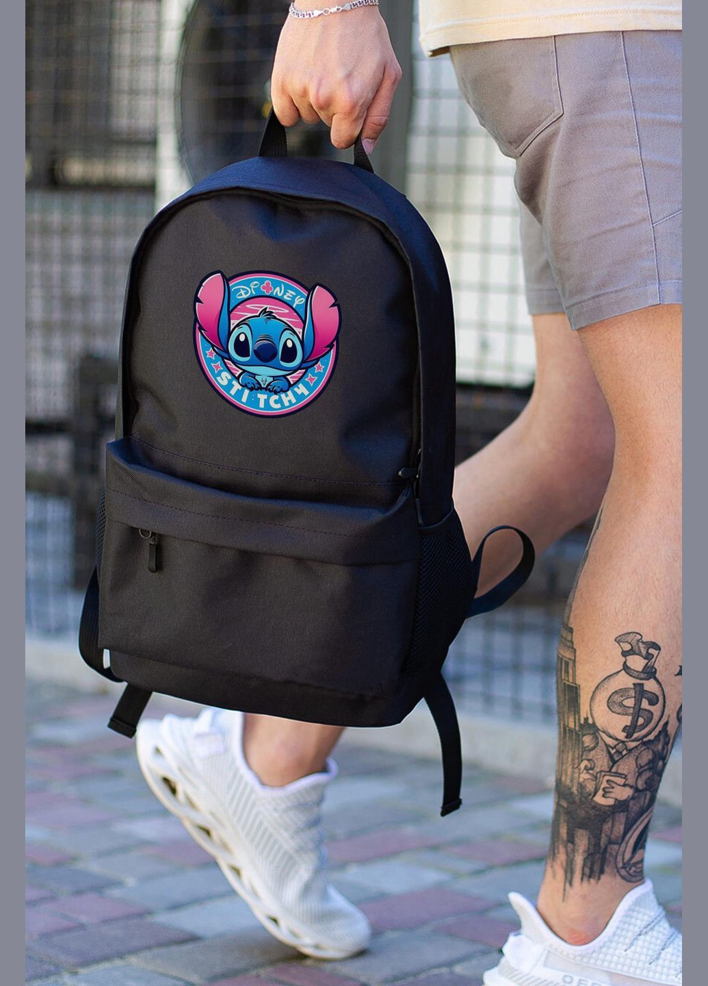 Повседневный Рюкзак Школьный Для Мальчика С Принтом Стич Without (348059233)