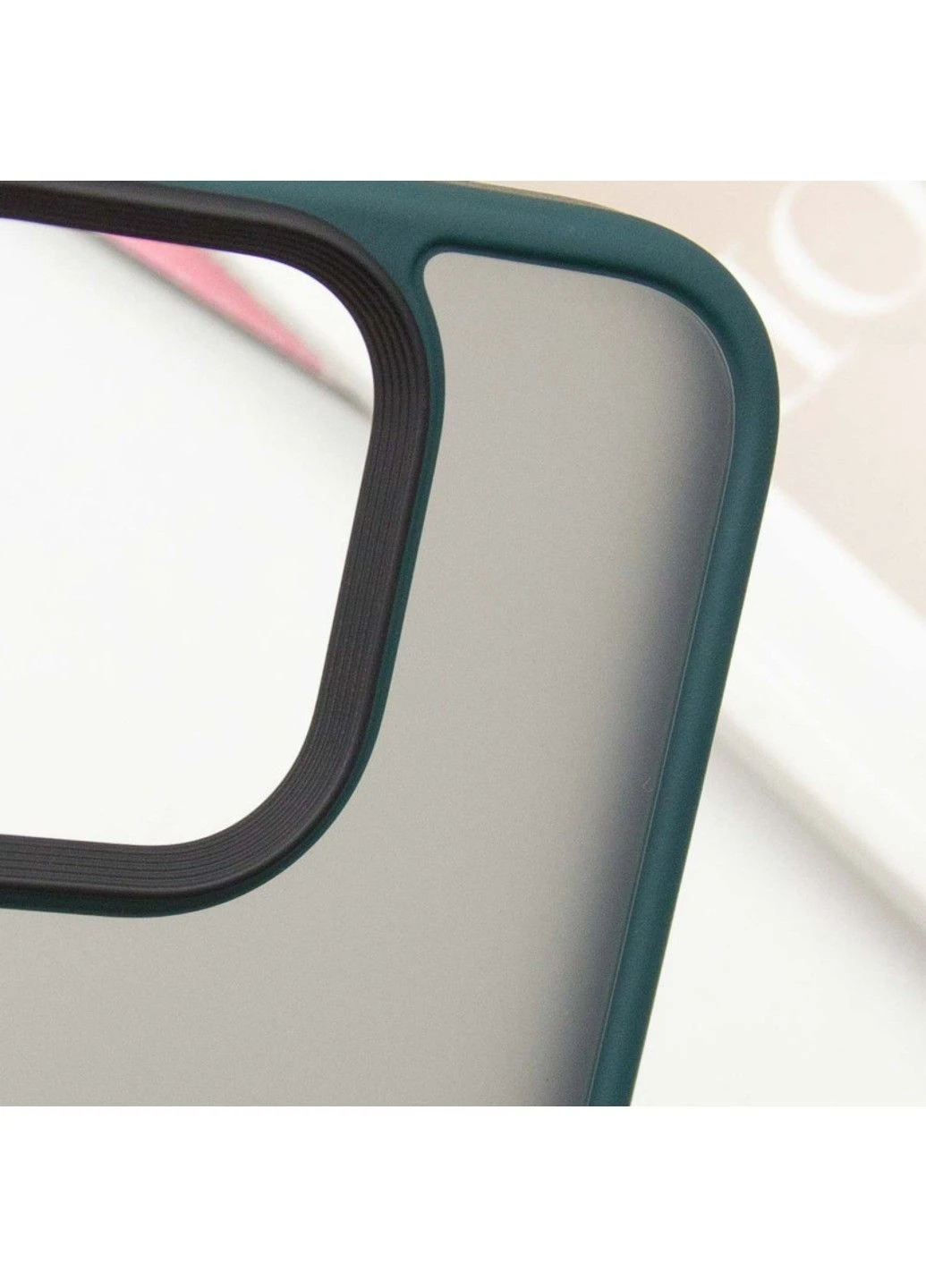 TPU+PC чохол Metal Buttons для Apple iPhone 16 Pro Max (6.9") Зелений No Brand (382780442)