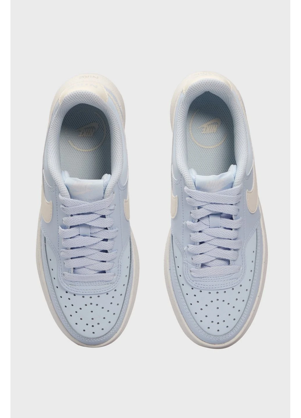 Кроссовки Court Vision Alta Light Blue DZ5394-400 Nike голубые демисезоны (397989614)