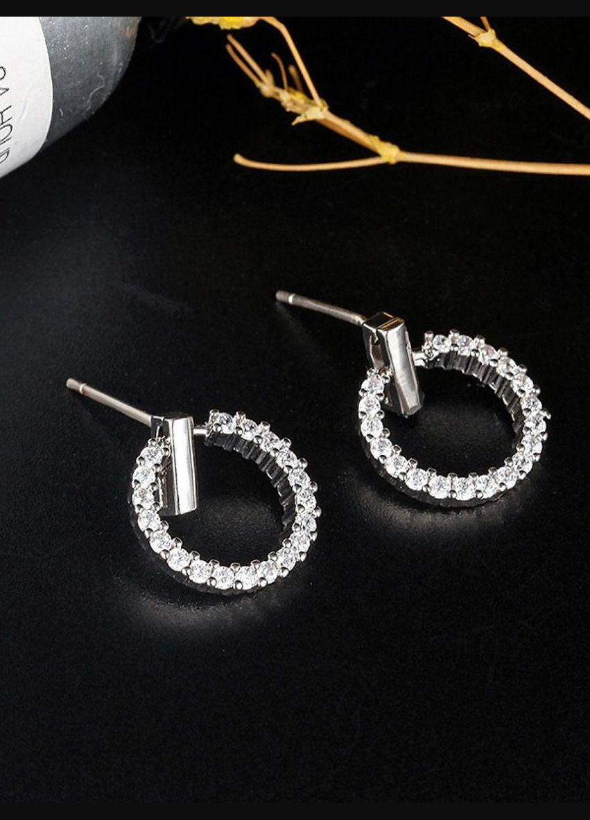 Серьги цветной круг Nobrand (302893081)