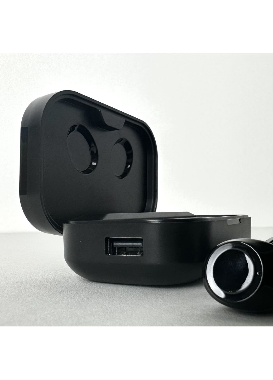 Бездротові навушники YD03 чорні вакуумні блютуз гарнітура для музики та спілкування TWS (372460499)