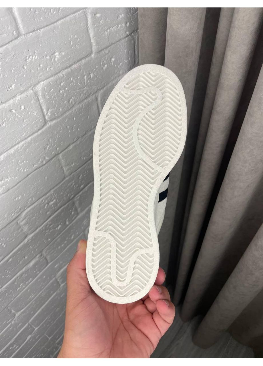 Чорні Осінні кросівки чоловічі adidas campus x bad banny white black адідас кампус No Brand