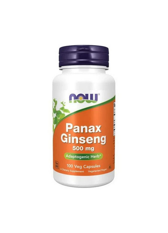 Добавка с корнем женьшеня "Panax Ginseng", 500 мг, 100 капсул. Now Foods (361116951)